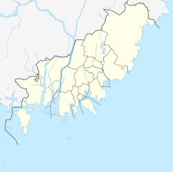海雲臺海灘在釜山廣域市的位置