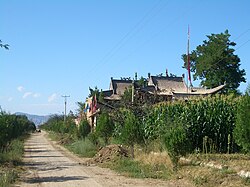 臨夏縣鄉村的寺廟