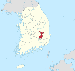 大邱廣域市位置圖