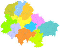   尤溪县 在三明市的位置