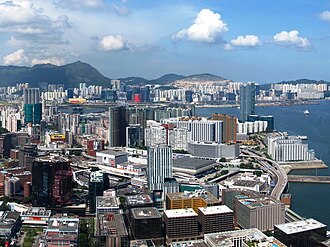 從尖沙咀看紅磡建築群(2011年)