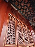 天安门城楼内的窗户