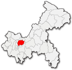 两江新区的地理位置