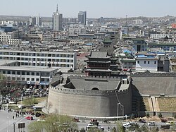 榆林古城一景
