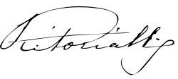 維多利亞 Victoria的签名