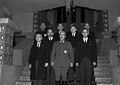 日本內閣總理大臣東條英機及其內閣,攝於1941年。
