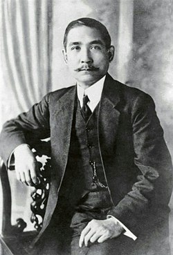 1911年6月，孫中山在旧金山留影