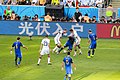2014年決賽與德國比賽的畫面。