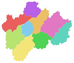 金华市行政区划图
