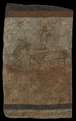 描绘耶稣的古代壁画