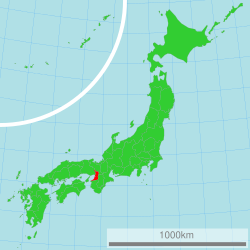 大阪府在日本的位置