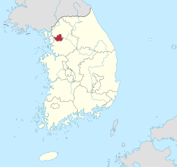 首尔特别市位置圖