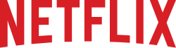 Logo for the Netflix service.