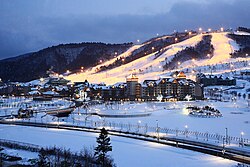 阿爾卑西亞度假村冬日雪景