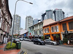 丹戎巴葛路(Tanjong Pagar Road)2024年街景