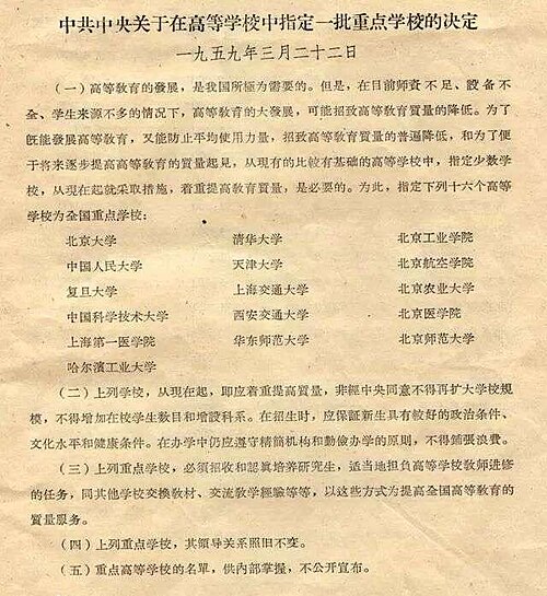 国家重点大学